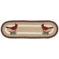thumbnail image 1 of Earth Rug  27 x 8.25 in. ST-OP-417 Cardinal Pinecone Braided Oval Stair Tread Mat, Multi Color, 1 of 1