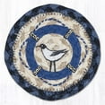 thumbnail image 1 of Earth Rug 31-IC443CS 5 x 5 in. Coastal Seagull Printed Braided Coaster, Multi Color, 1 of 1