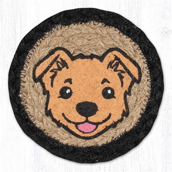 Earth Rug 31-IC001PF 5 x 5 in. IC-001 Puppy Face Printed Coaster