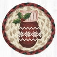 thumbnail image 1 of Earth Rug 79-875RM 7 x 7 in. LC-875 Red Mitten Round Large Coaster, 1 of 1