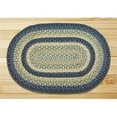 thumbnail image 1 of Earth Rugs 02-362 Breezy Blue-Taupe-Ivory Oval Rug, 1 of 3