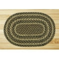 thumbnail image 1 of Earth Rugs 07-123 Ebony-Ivory-Chocolate Oval Rug, 1 of 2