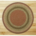 thumbnail image 1 of Earth Rugs 17-024 Olive-Burgundy-Gray Round Rug, 1 of 5