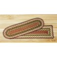 thumbnail image 1 of Earth Rugs 39-024 Olive-Burgundy-Gray Rectangle Stair Tread, 1 of 2