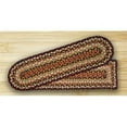 thumbnail image 1 of Earth Rugs 39-319 Burgundy-Mustard-Ivory Rectangle Stair Tread, 1 of 1