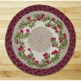 thumbnail image 1 of Earth Rugs 49-CH390C Cranberries Round Chair Pad, 1 of 1