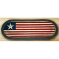 thumbnail image 1 of Earth Rugs 68-1032 Oval Patch Printed Runner, Original Flag, 1 of 1