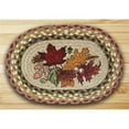 thumbnail image 1 of Earth Rugs 81-024AL Printed Oval Swatch - Autumn Leaves, 1 of 1