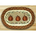 thumbnail image 1 of Earth Rugs 81-222HP Printed Oval Swatch - Harvest Pumpkin, 1 of 1