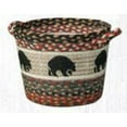 thumbnail image 1 of Earth Rugs Black Bear Jute Braided Utility Baskets, 1 of 2