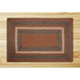 thumbnail image 1 of Earth Rugs Burgundy/Gray Braided Area Rug, 1 of 2