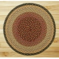 thumbnail image 1 of Earth Rugs C-57 Burgundy / Gray / Cream Round Braided Rug 5.75 Feet x 5.75 Feet, 1 of 3
