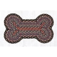 thumbnail image 1 of Earth Rugs Dog Bones Shape Burgundy/Blue/Gray, 1 of 1