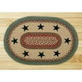 thumbnail image 1 of Earth Rugs Green Stars Printed Area Rug, 1 of 1