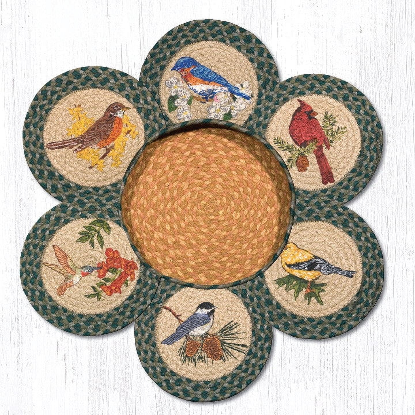 Earth Rugs Song Birds Trivet