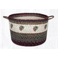 thumbnail image 1 of Earth Rugs UBP 9-81 Pinecone Printed Utility Basket 17 Inch X 11 Inch, 1 of 2