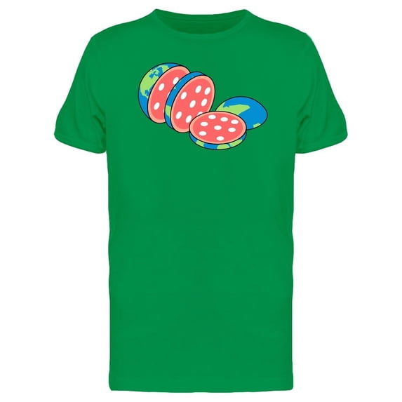 Earth Salami Slices Doodle Tee Men's -Image by Shutterstock