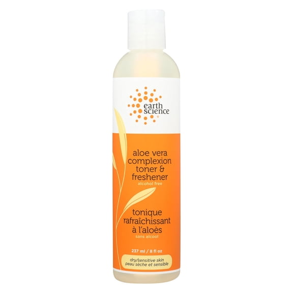 Earth Science Aloe Vera Complexion Toner & Freshener, 8 Fl Oz