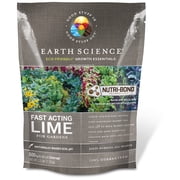 Earth Science Fast Acting Lime Granules, 2.5 lb, Rapidly Raises Soil pH, Improves Growth & Color, For Use On All Plants
