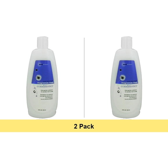 Earth Science Fragrance Free Conditioner - 2 Pack | Gentle Hair Care for All Hair Types