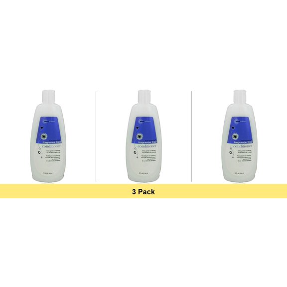 Earth Science Fragrance Free Conditioner - 3 Pack Bundle for All Hair Types