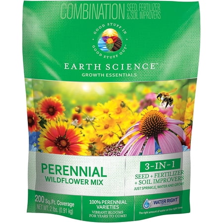 Earth Science Growing Essentials Perennial Wildflower Mix Fertilizer, 2lb