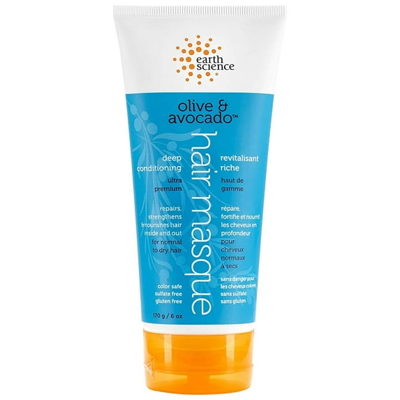 Earth Science Olive And Avocado Deep Conditioning Masque - 6 Fl Oz