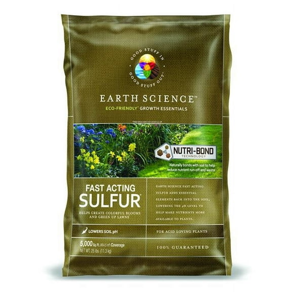 Earth Science and Encap Fast-Acting Sulfur Fertilizer, 5000 sq ft