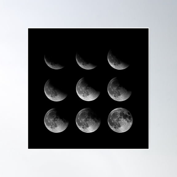 Earth Shadow Poster Wall Art, Modern Wall Decor, 24x24 UNFRAMED