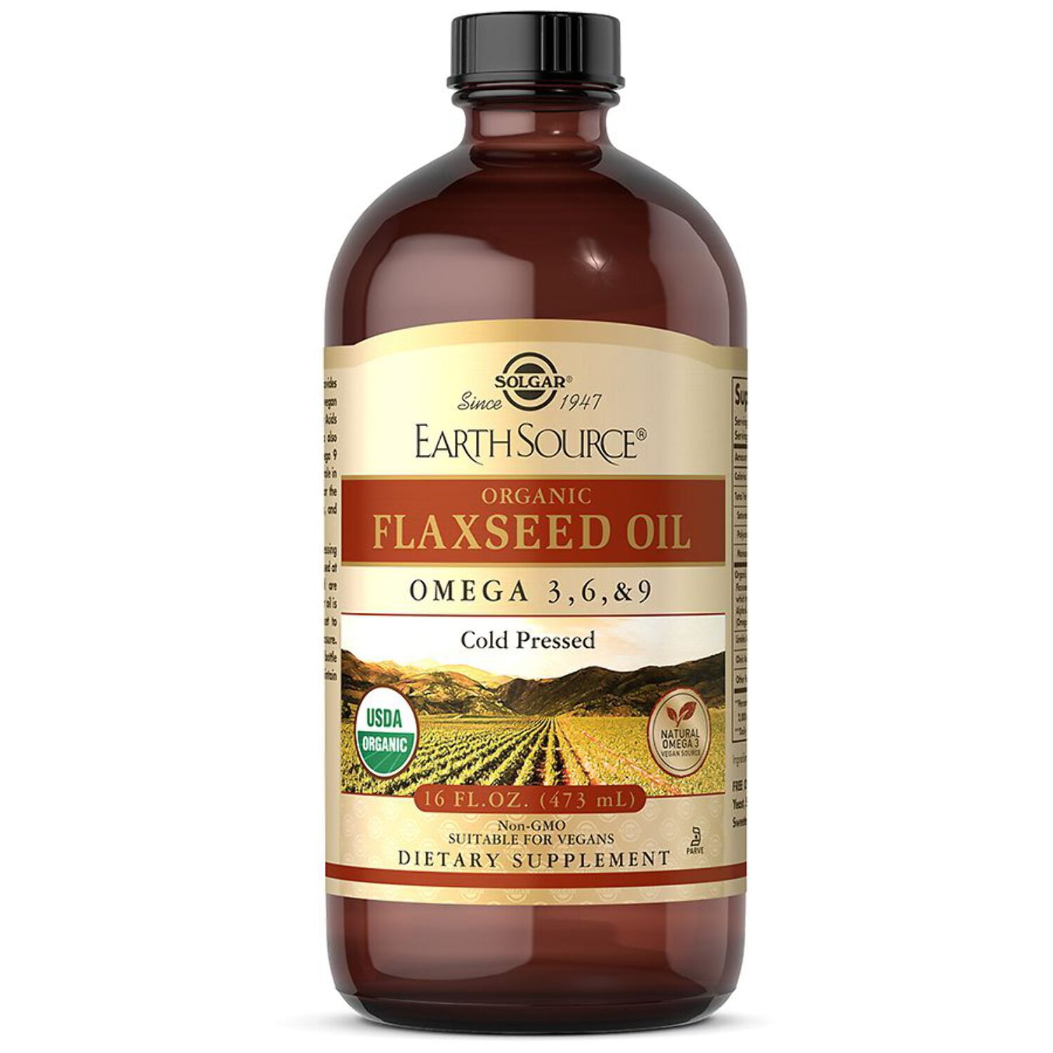 Earth Source Organic Flaxseed Oil - 16 fl oz