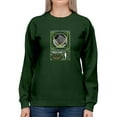 thumbnail image 1 of Earth Sphere Techno Style Sweatshirt Women -Image by Shutterstock, Female 3X-Large, 1 of 4