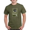 thumbnail image 1 of Earth Sphere Techno Style T-Shirt Men -Image by Shutterstock, Male x-Large, 1 of 4