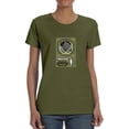 thumbnail image 1 of Earth Sphere Techno Style T-Shirt Women -Image by Shutterstock, Female 4X-Large, 1 of 4