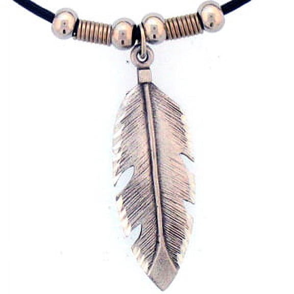Earth Spirit Necklace - Feather