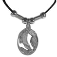 thumbnail image 1 of Earth Spirit Necklace - Flying Eagle in Oval, 1 of 2