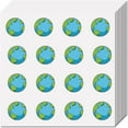 thumbnail image 1 of Earth Stickers Round Earth Cartoon Sticker Plastic Waterproof Small Blue Earth Self-adhesive Picture Decal Planner Stickers for DIY Craft Scrapbooking Laptop Luggage Cup Book Diary 0.98Inch, 1 of 6