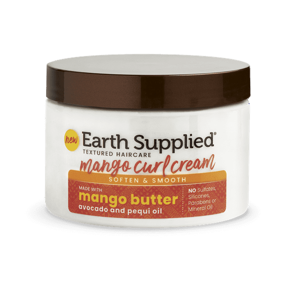 Earth Supplied Soften & Smooth Curl Cream Mango, 12OZ