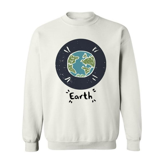 Earth Sweatshirt Men -Image by Shutterstock, Male Medium