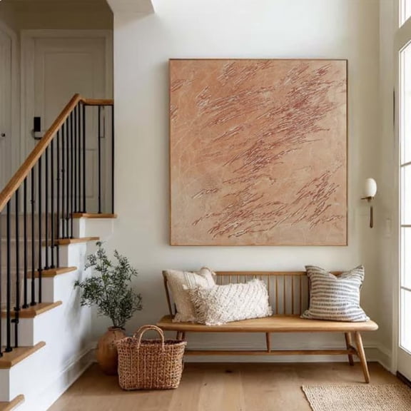 Earth Textured Brown Classic Creative Cozy Home Wall Decor