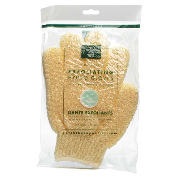 Earth Therapeutics Exfoliating Hydro Gloves, Natural