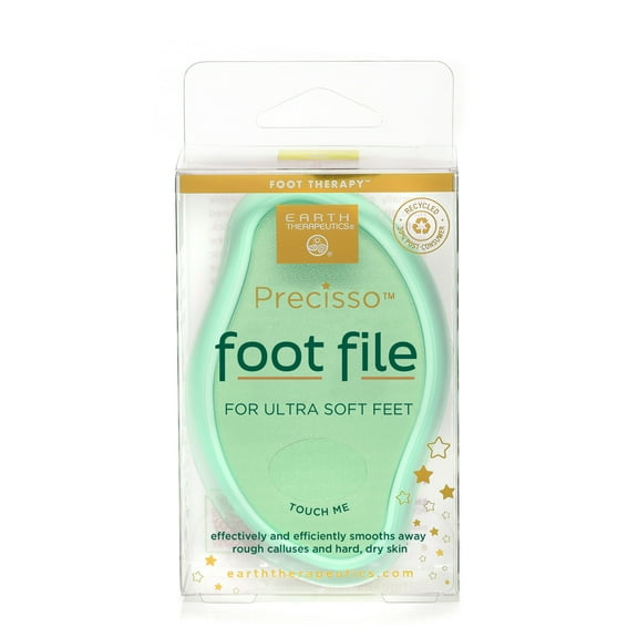 Earth Therapeutics Glass Foot File - Durable Salon-Grade Tool with Finely Abrasive Surface for Effortless Callus Removal, For Wet or Dry Use, Compact and Easy to Clean