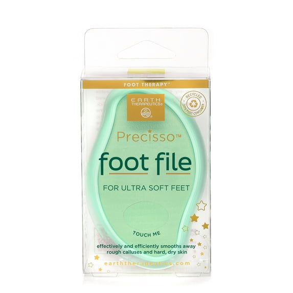 Earth Therapeutics Glass Foot File - Durable Salon-Grade Tool with Finely Abrasive Surface for Effortless Callus Removal, For Wet or Dry Use, Compact and Easy to Clean