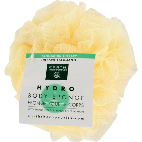 Earth Therapeutics - Hydro Body Sponge with Hand Strap - Natural