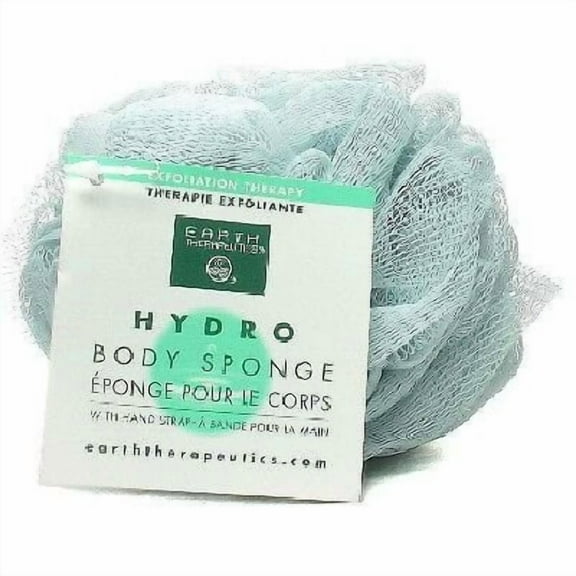 Earth Therapeutics Hydro Body Sponge With Hand Strap Blue - 1 Ea