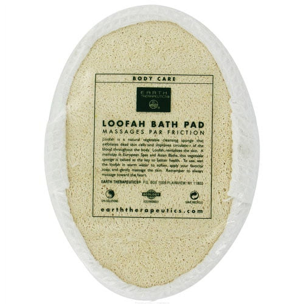 Earth Therapeutics Loofah Bath Pad Puff Sponge - 1 Ea - Walmart.com