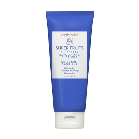 Earth To Skin Super Fruits Blueberry Exfoliating Cleanser, 5 oz