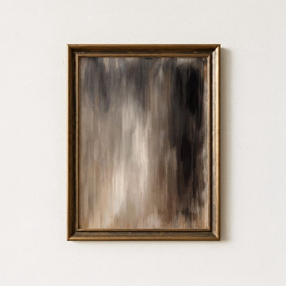 Earth Tone Abstract Wall Art Vintage Texture Decor Living Room Bedroom Office