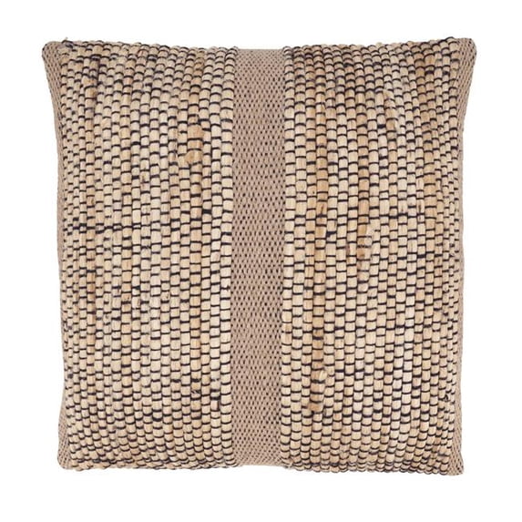 Earth Tone Banded Outdoor Throw Pillow Cover