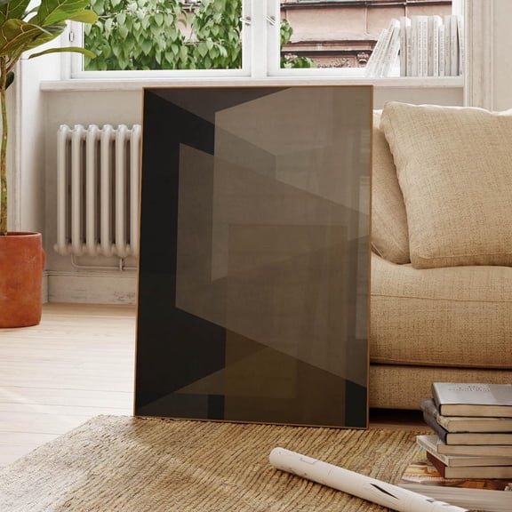Earth Tone Textured Modern Geometric Home Wall Decor