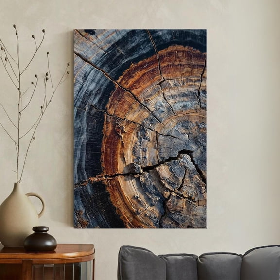 Earth Tone Wood Texture Poster, Unframed Paper Poster 11x14in
